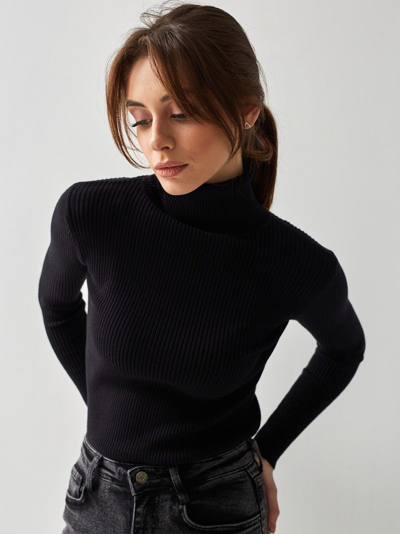 women turtleneck sweater soft stylish fashion top