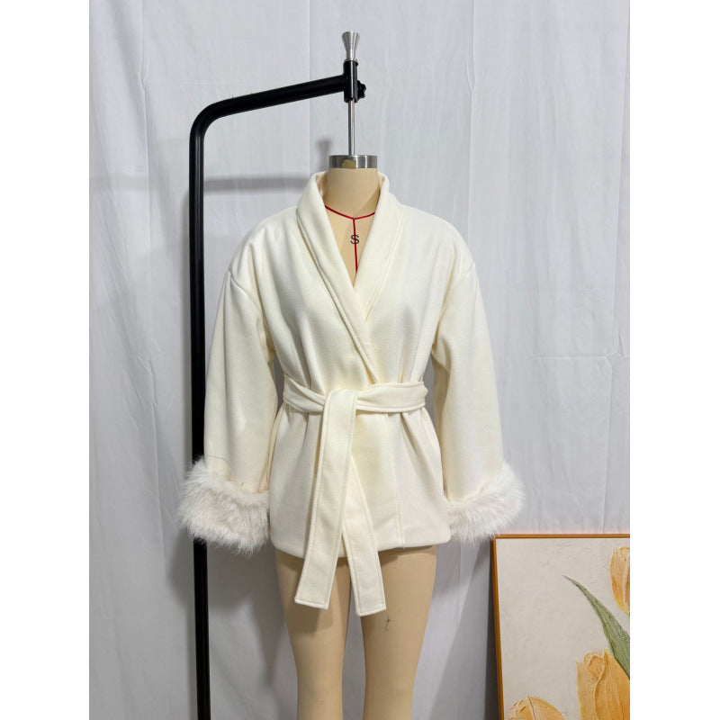 High-End Wool Coat – Stylish Women's Winter Coat