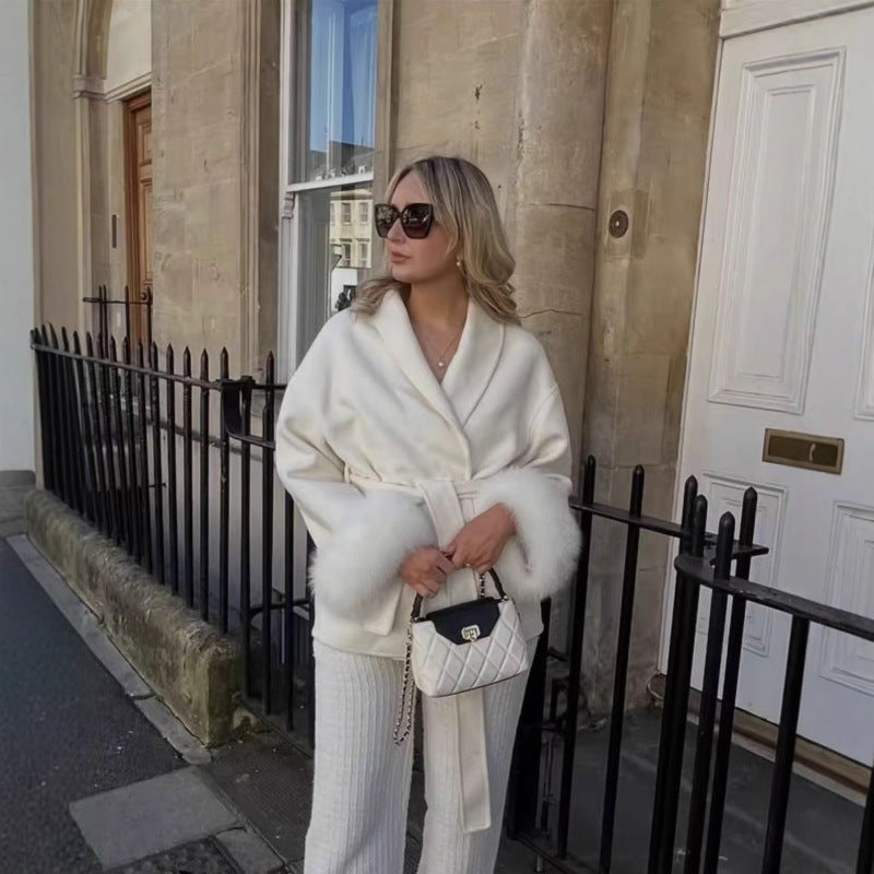 High-End Wool Coat – Stylish Women's Winter Coat