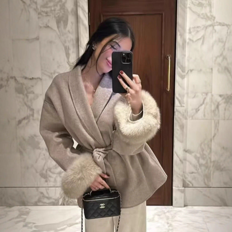 High-End Wool Coat – Stylish Women's Winter Coat