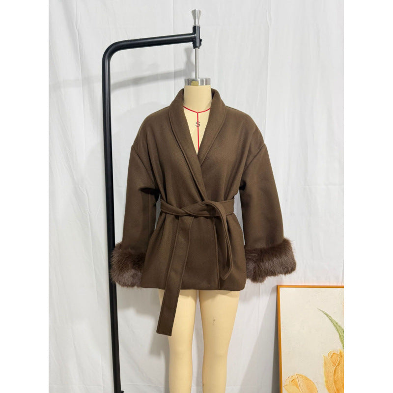 High-End Wool Coat – Stylish Women's Winter Coat