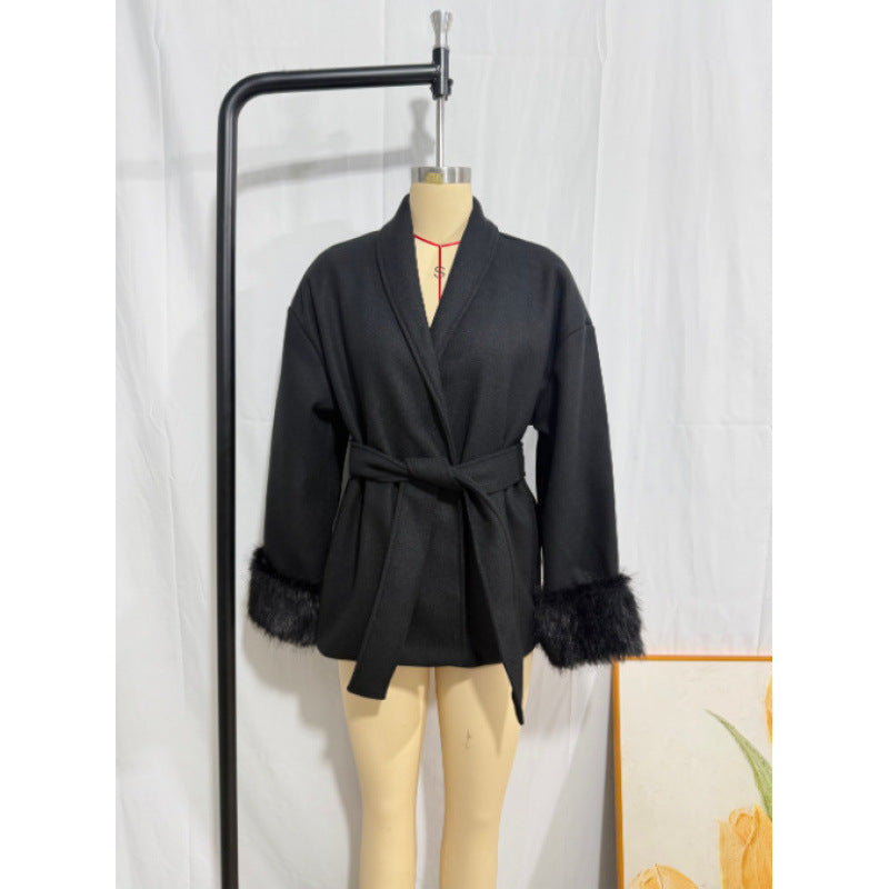 High-End Wool Coat – Stylish Women's Winter Coat