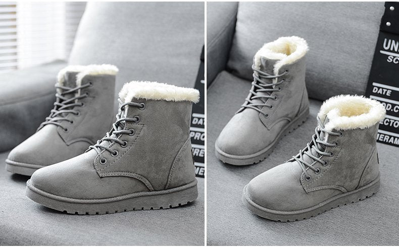Women’s Snow Winter Boots with Warm Plush Insole