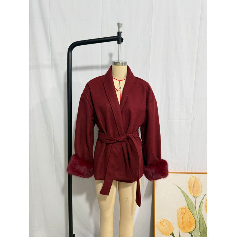 High-End Wool Coat – Stylish Women's Winter Coat