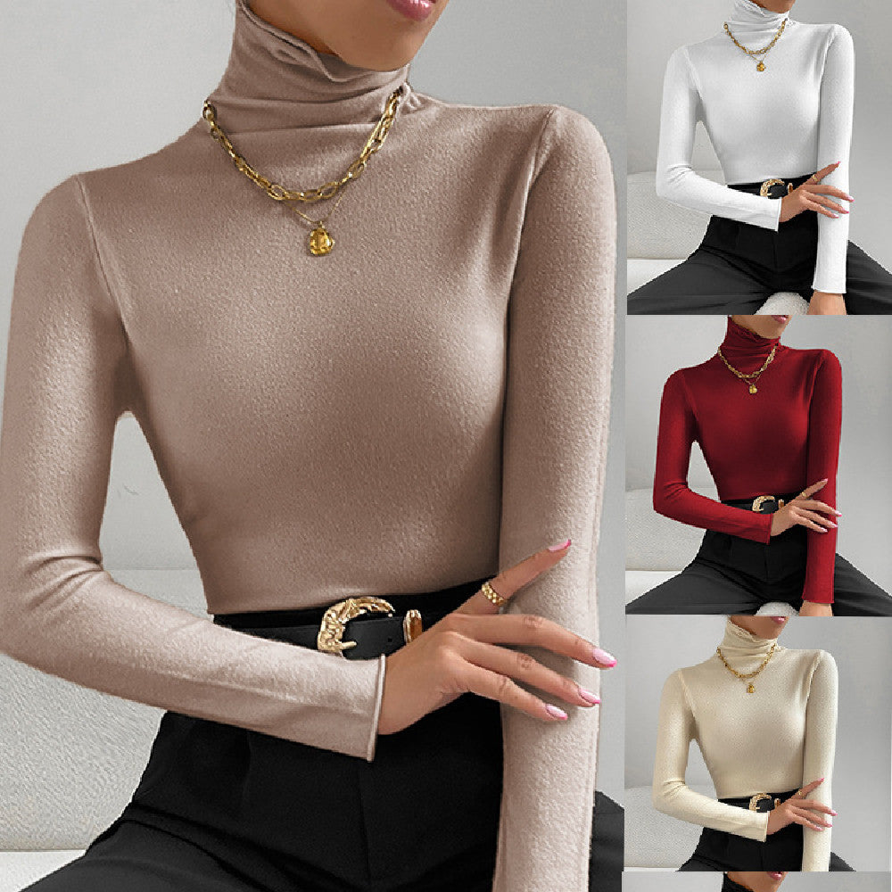 women long sleeve jumper comfortable solid sweater