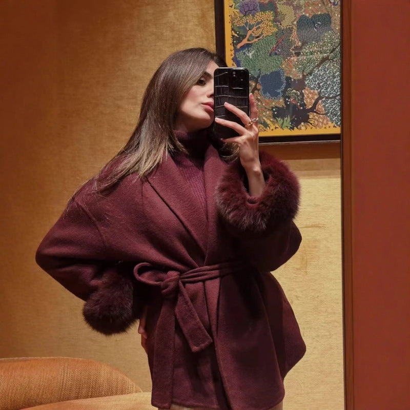 High-End Wool Coat – Stylish Women's Winter Coat