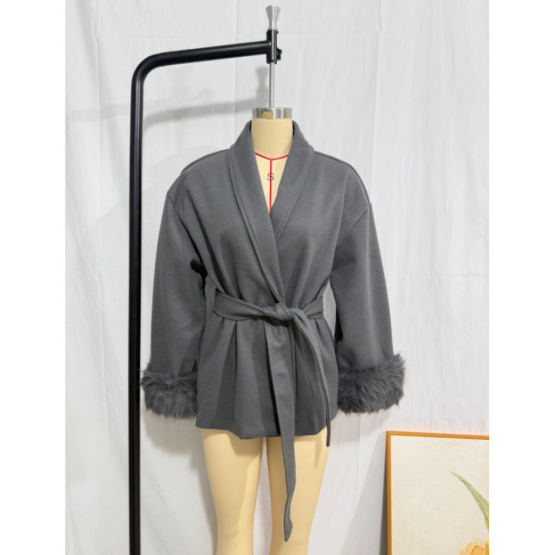 High-End Wool Coat – Stylish Women's Winter Coat